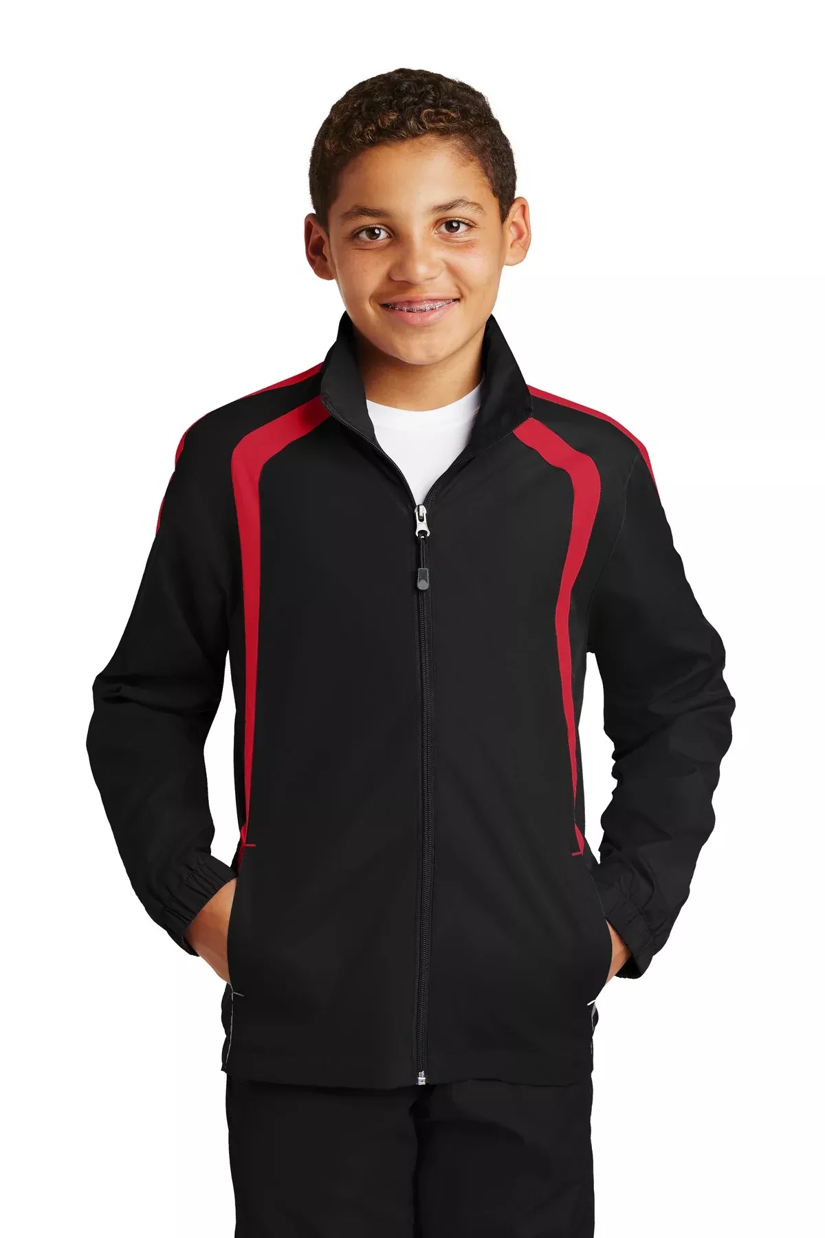 Sport-Tek YST60 | Jacket | Youth Colorblock Raglan