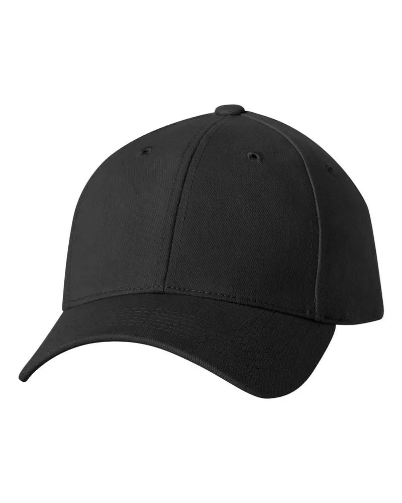 Sportsman 9910 - Structured Brushed Cotton Twill Cap - Black