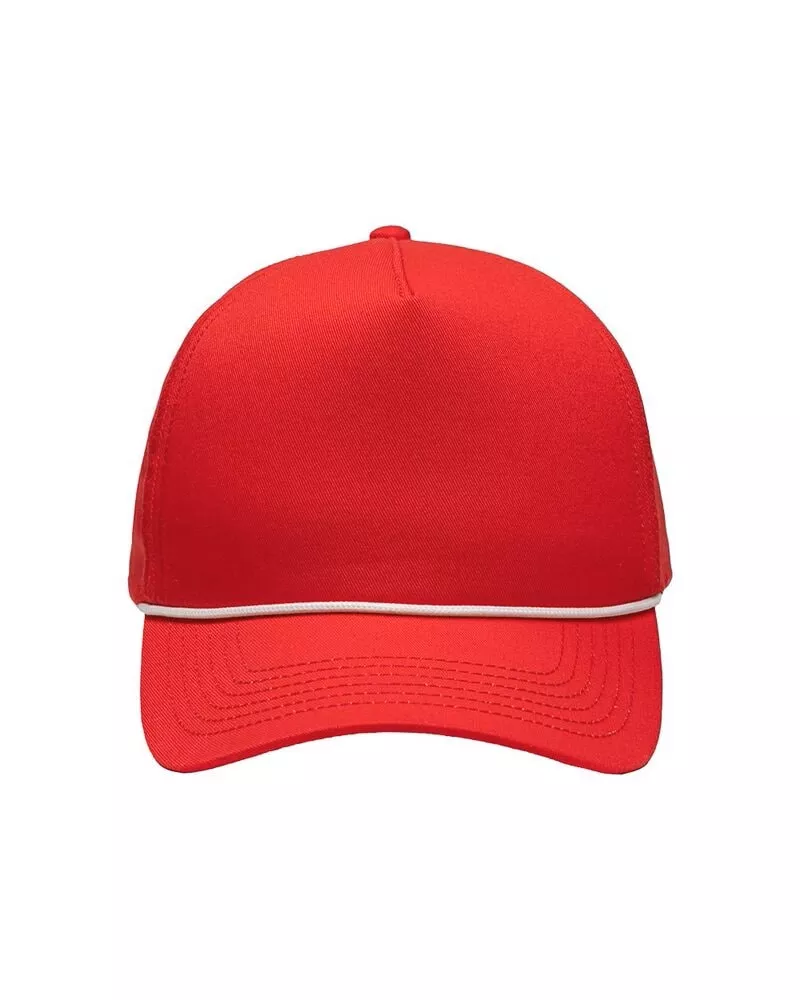 Sportsman SP1300 - Five-Panel Rope Heritage Fit Cap - Black