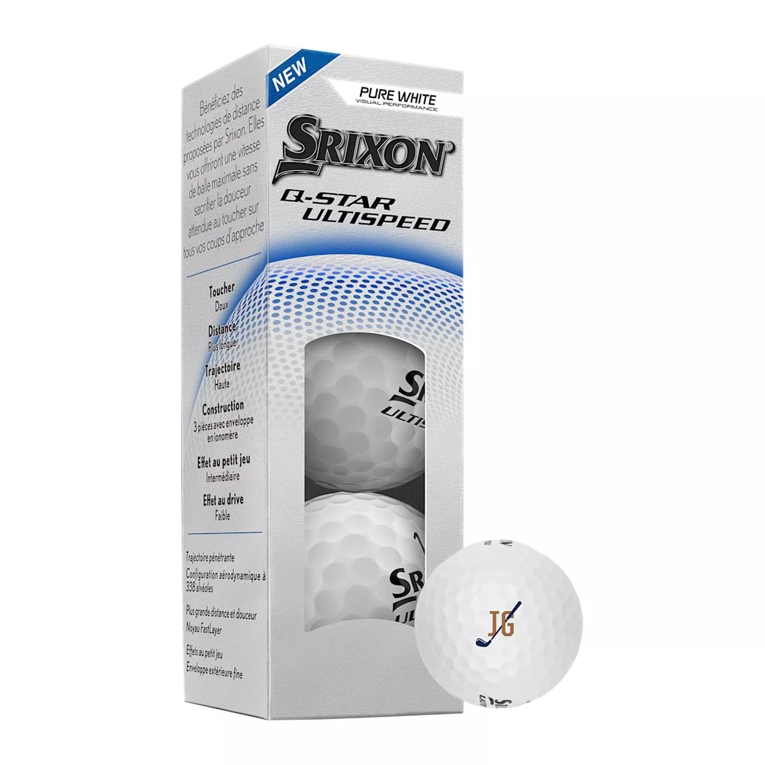 Srixon - Q-STAR ULTISPEED Golf Balls 3-Pack