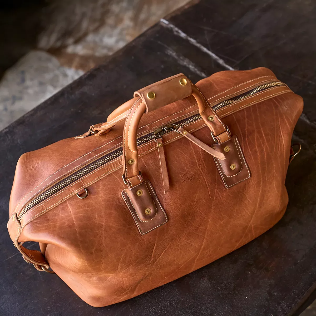 Stone-Washed Americana Duffel No.205 | LE