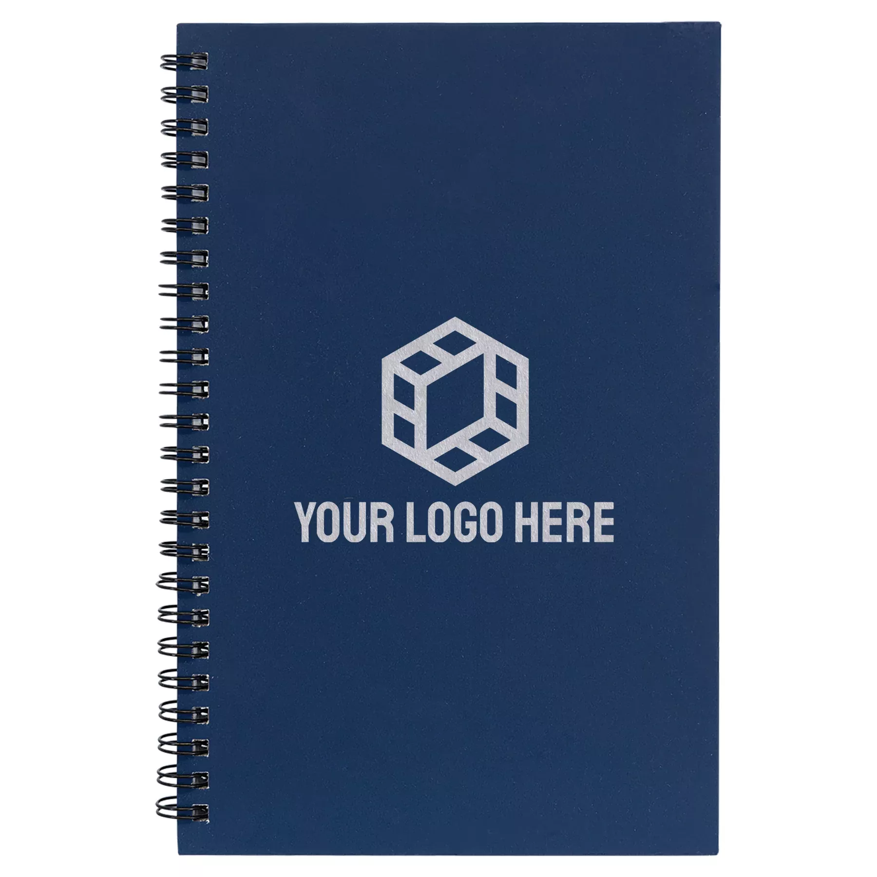 [Swag Store Ready] Lazerburst Spiral Notebook 5 1/2" x 8 1/2" with Engraved Logo