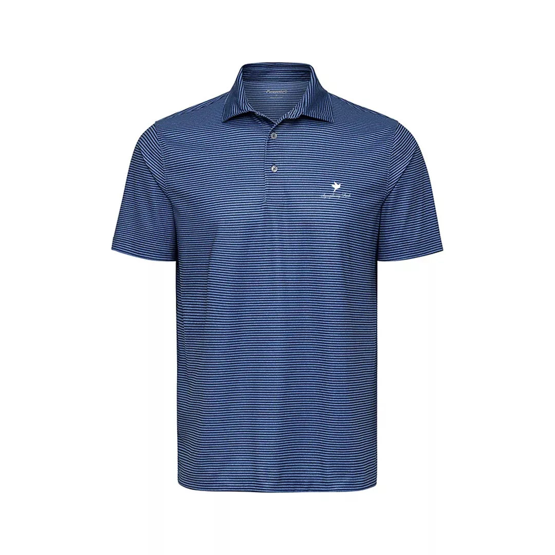 Symphony Park - Aiken Heather Polo (Steel Heather/Charcoal)