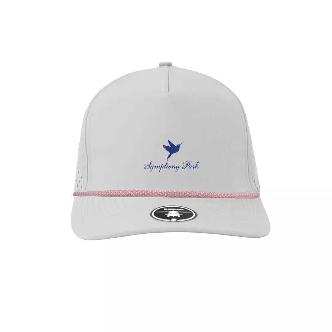 Symphony Park - Blackhawk Rope Cap (White / Navy Thread)