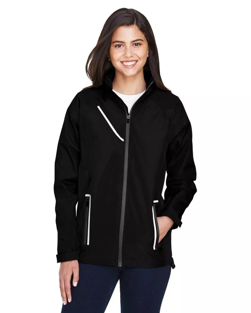 Team 365 TT86W - Ladies Dominator Waterproof Jacket - Black