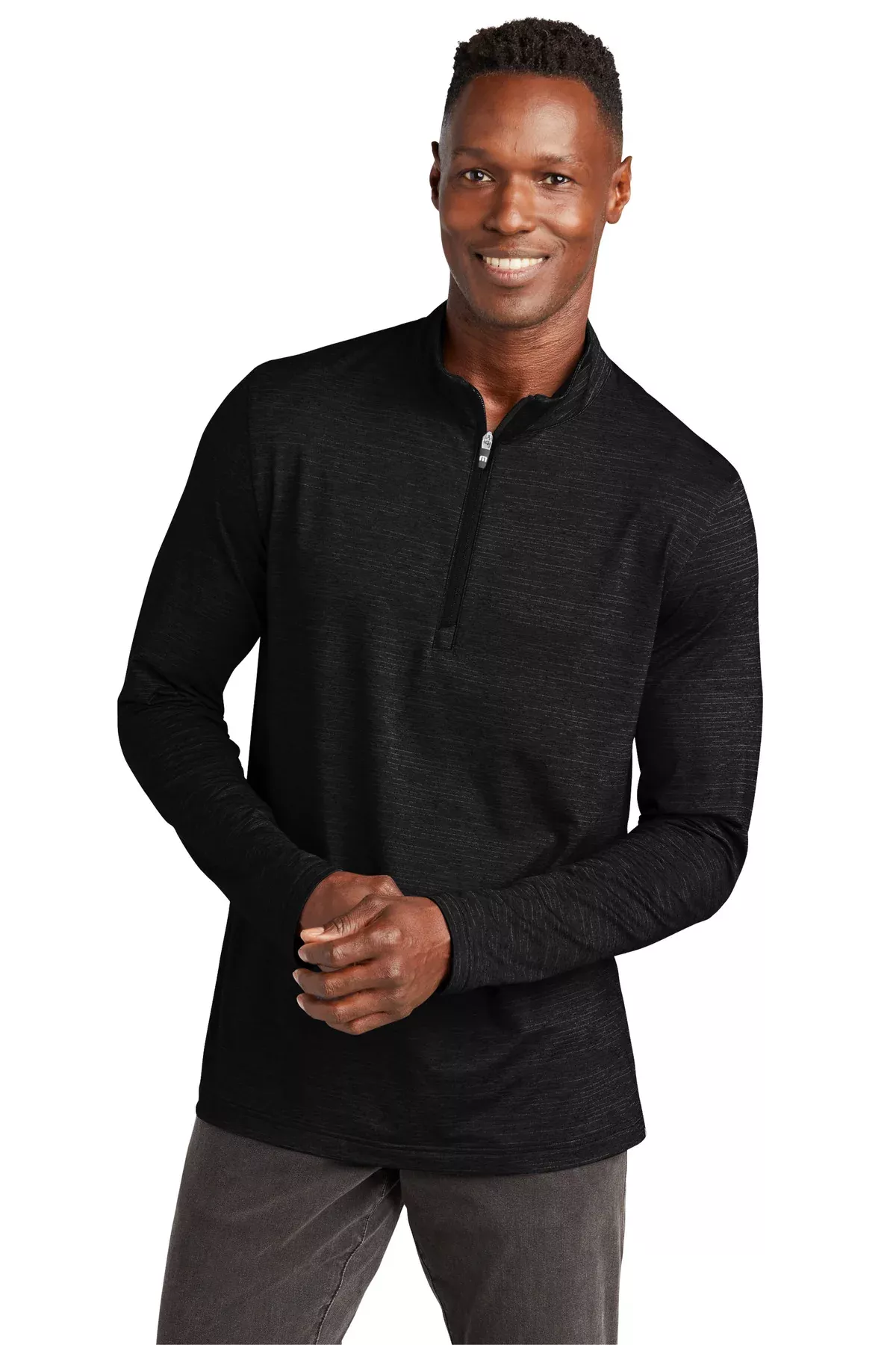 TravisMathew TM1MW452 Crestview 1/4-Zip With Custom Embroidery