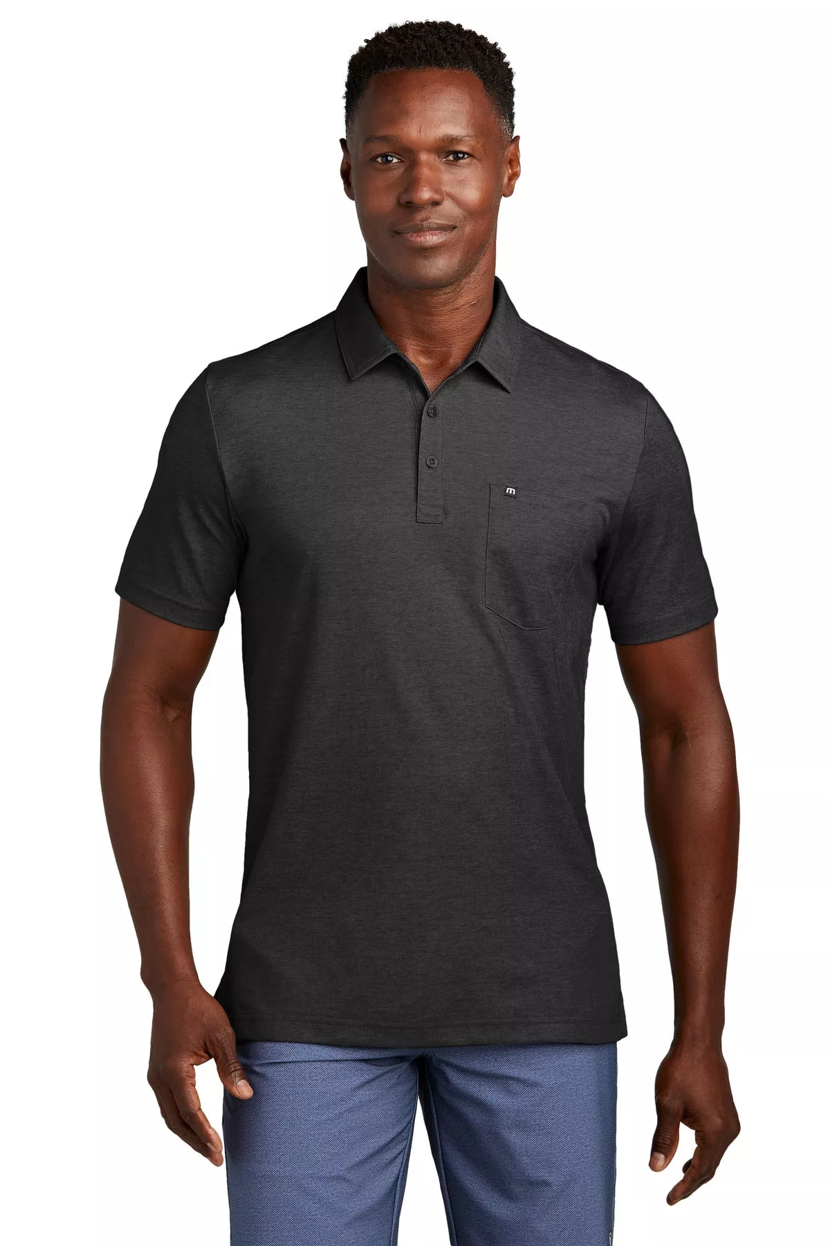 TravisMathew TM1MY404 | Polo | Oceanside Heather Pocket