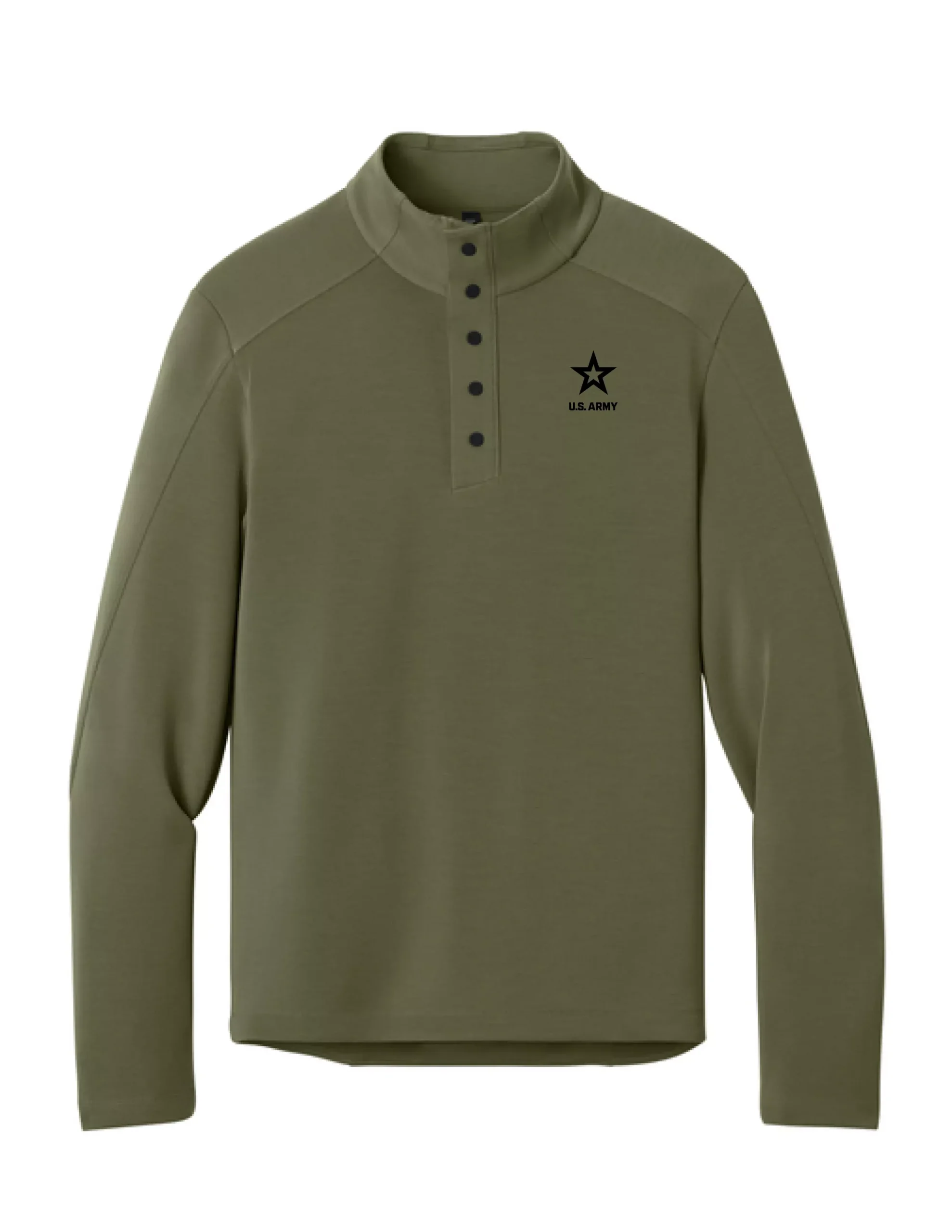 U.S. Army MiiR Kumo Quarter-Snap Pullover (Forest Moss)
