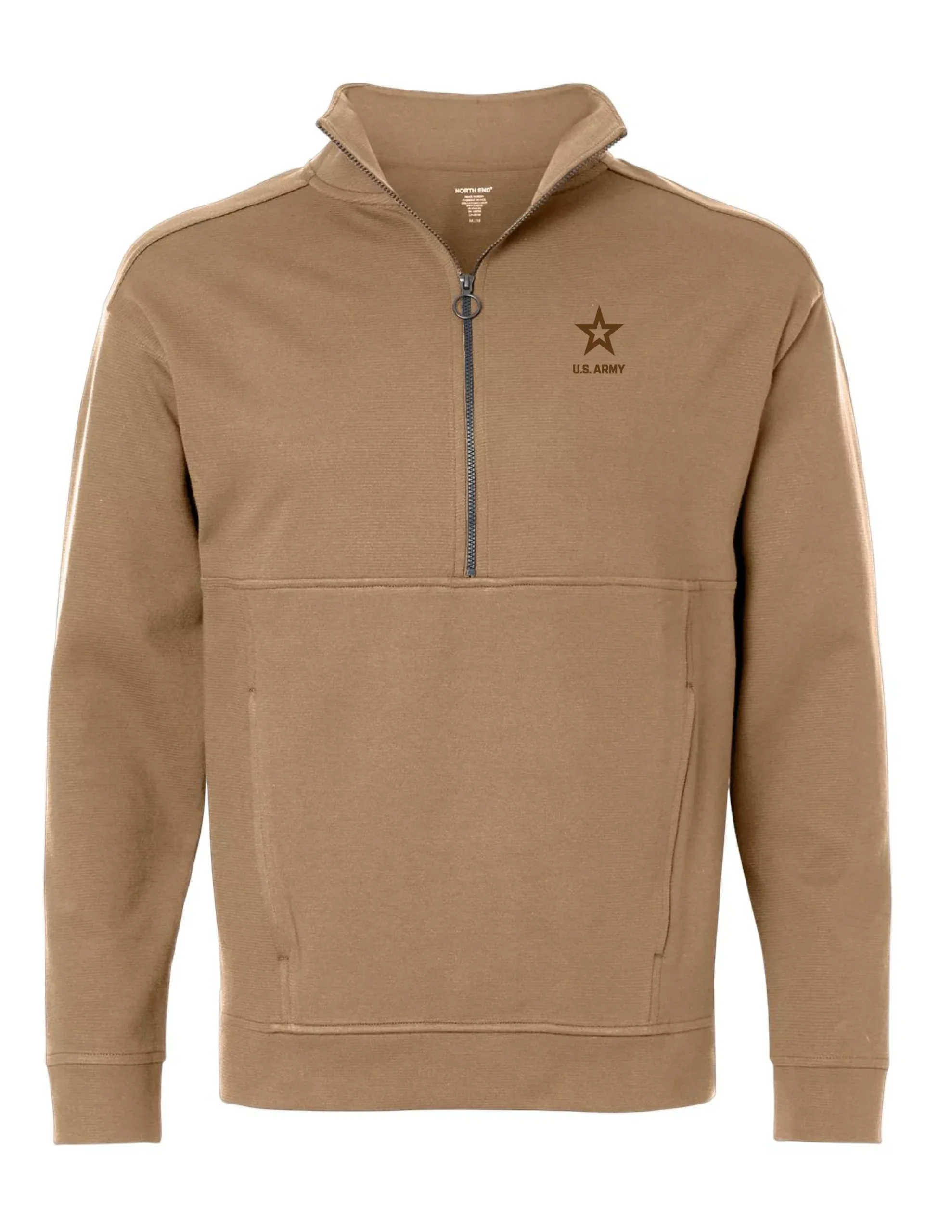 U.S. Army North End Mantra Half-Zip Ottoman Pullover (Cafe)