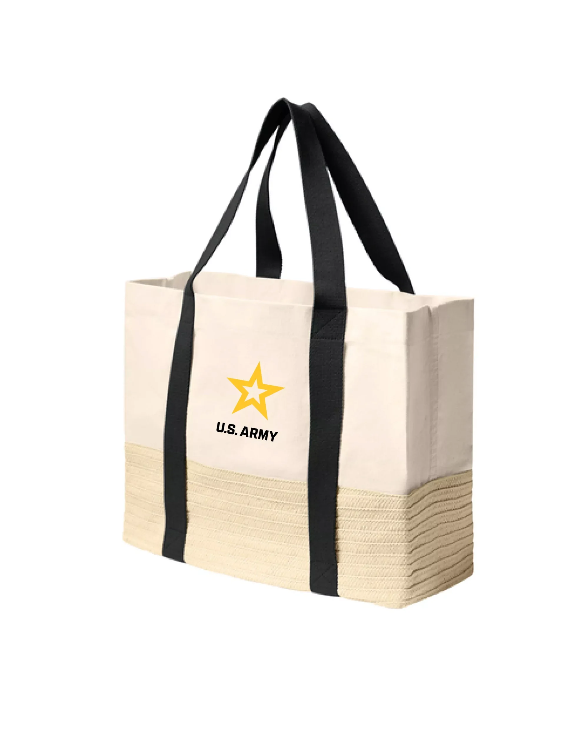 U.S. Army Straw Market Tote