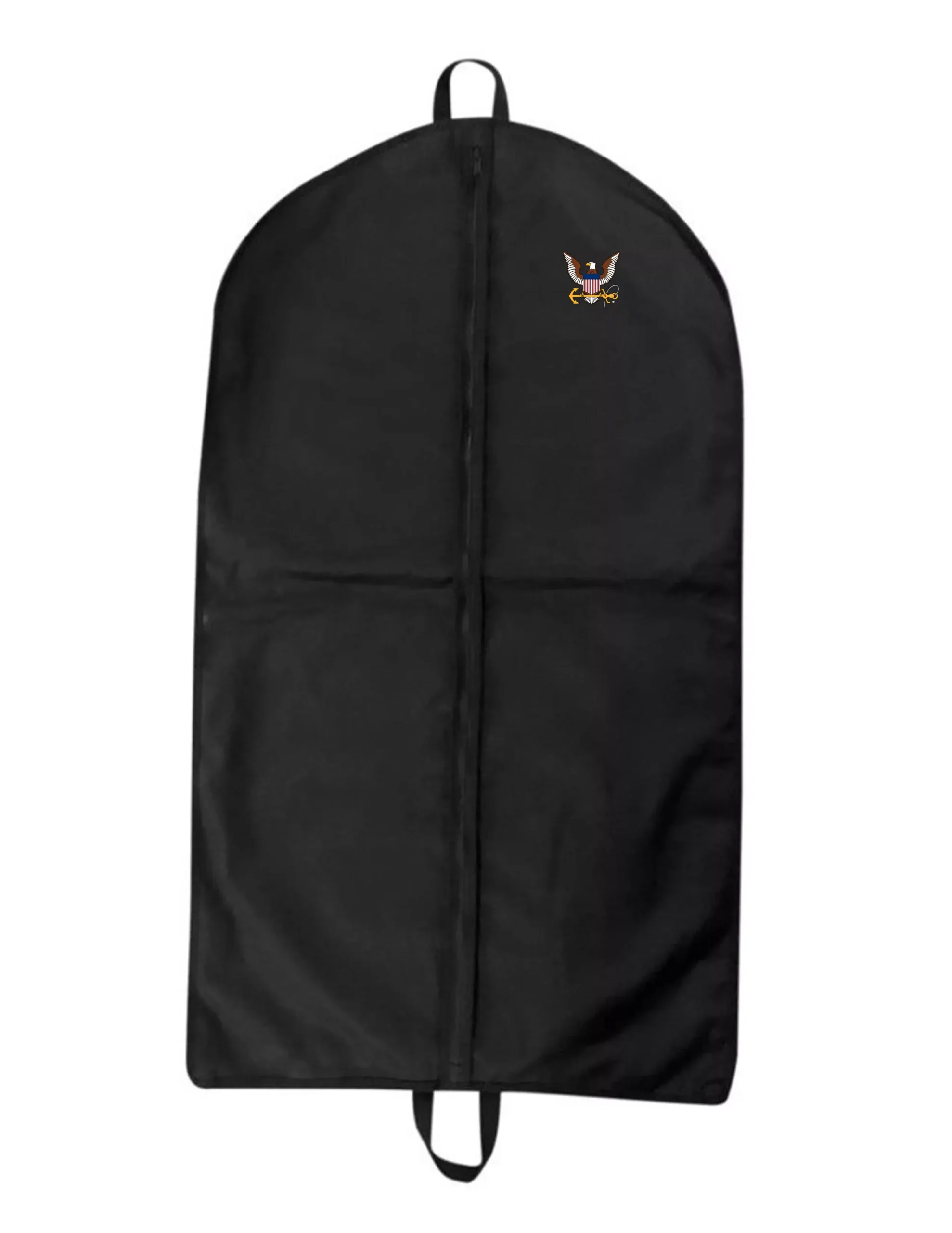 U.S. Navy Embroidered Garment Bag (Black)