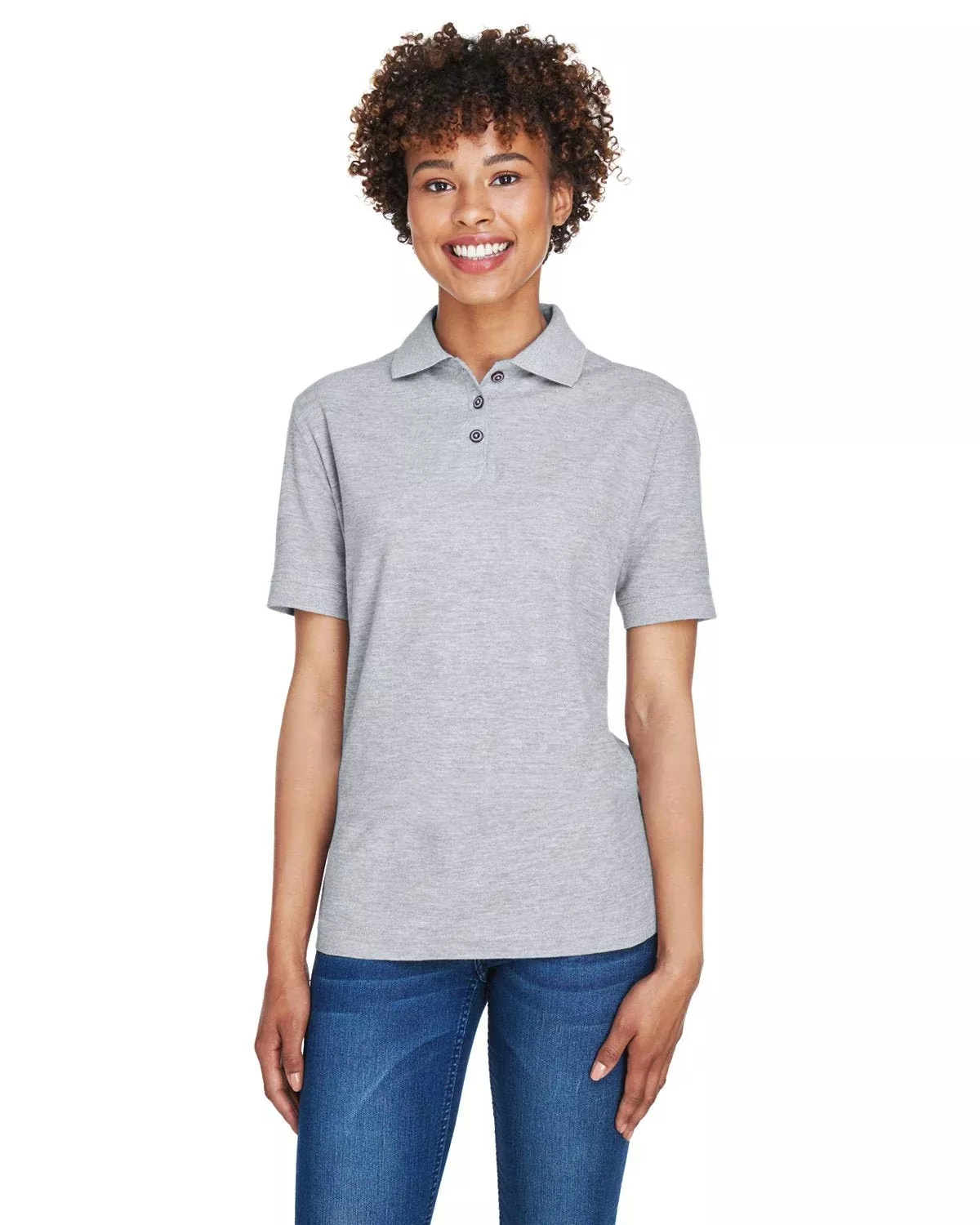 UltraClub 8541 Ladies' Whisper Piqué Polo