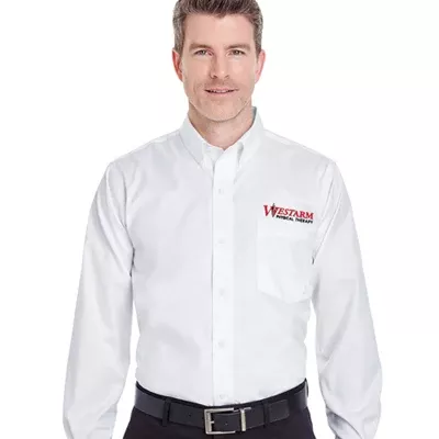 UltraClub Men's Non-Iron Pinpoint