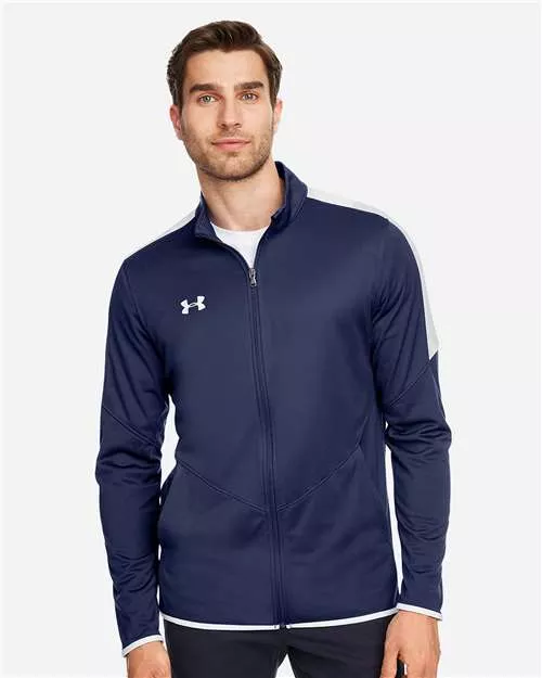 Under Armour 1326761 Rival Knit Jacket With Custom Embroidery