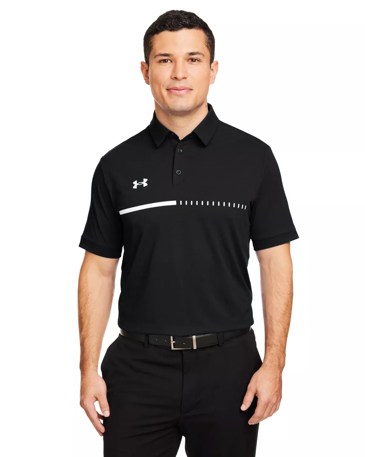 Under Armour 1370359 Title Polo With Custom Embroidery