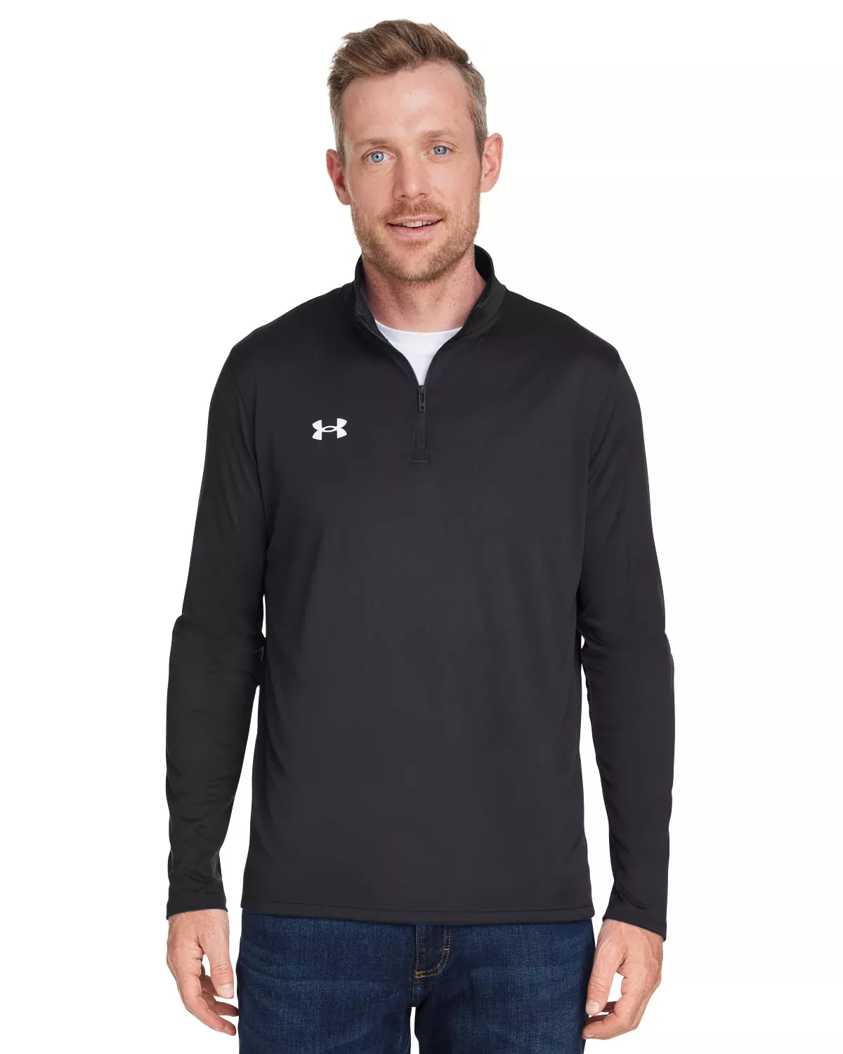 Under Armour 1376844 Team Tech™ Quarter-Zip Pullover With Custom Embroidery