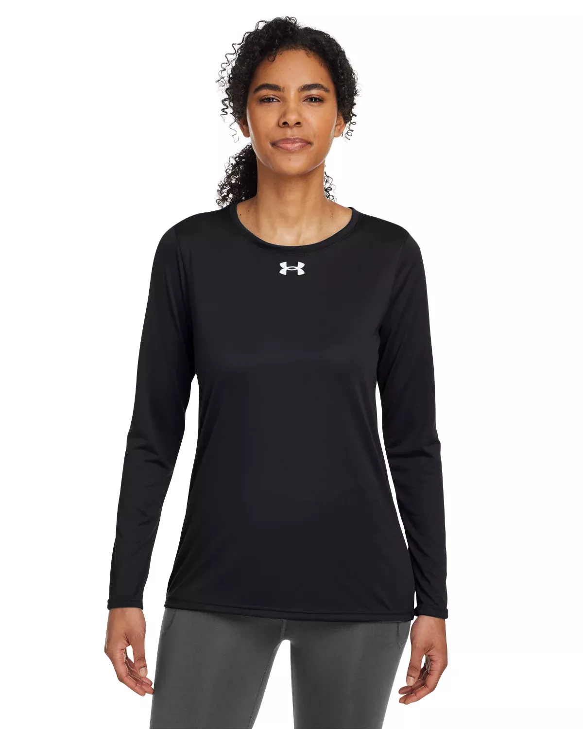 Under Armour 1376852 Women's Team Tech™ Long Sleeve T-Shirt With Custom ScreenPrint
