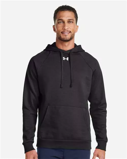 Under Armour 1379757 Rival Fleece Hooded Sweatshirt With Custom Screenprint