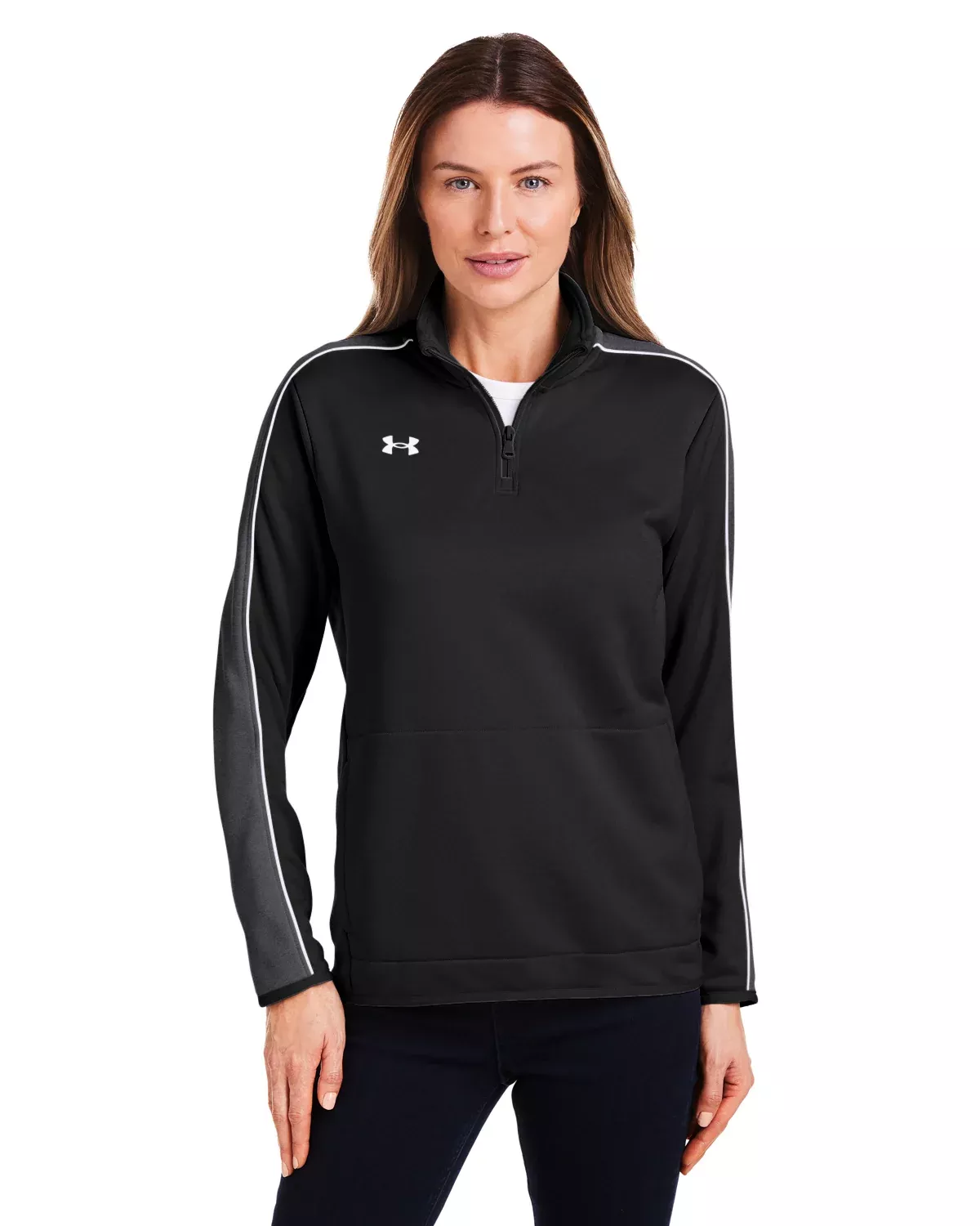 Under Armour 1383274 Women's Command Quarter-Zip 2.0 Pullover With Custom Embroidery