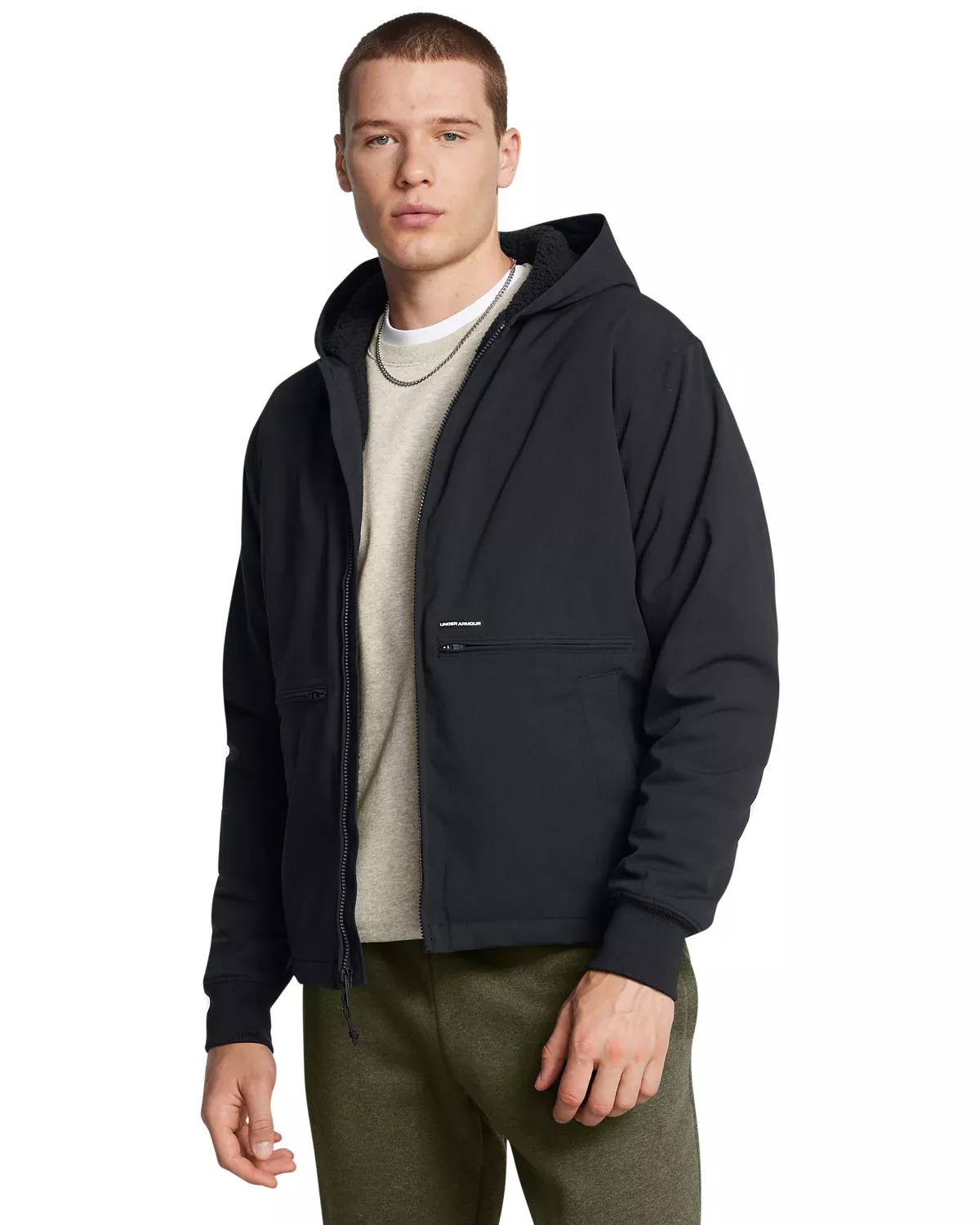 Under Armour 1387568 Icon Fleece Jacket With Custom Embroidery