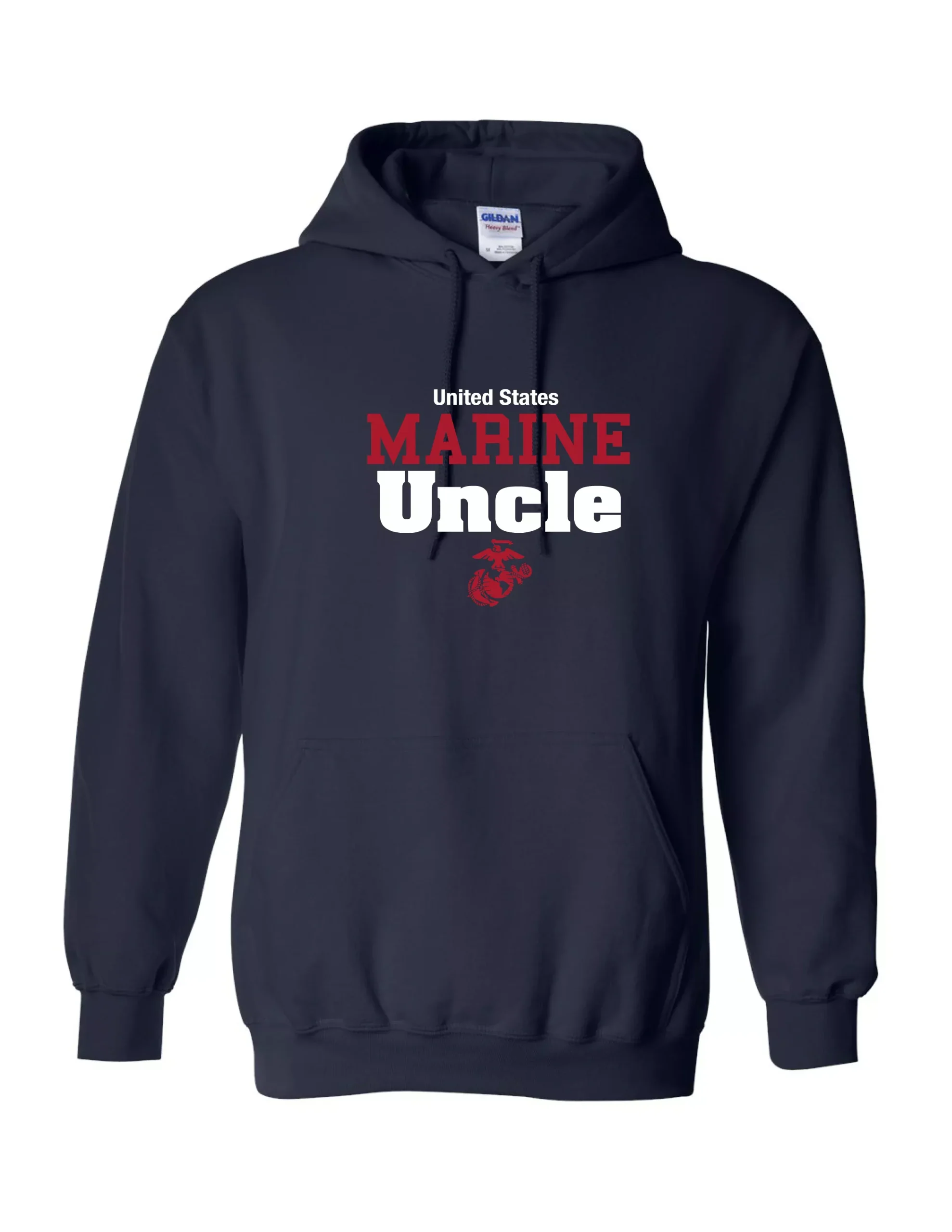 United States Marine Uncle Hoodie - Navy