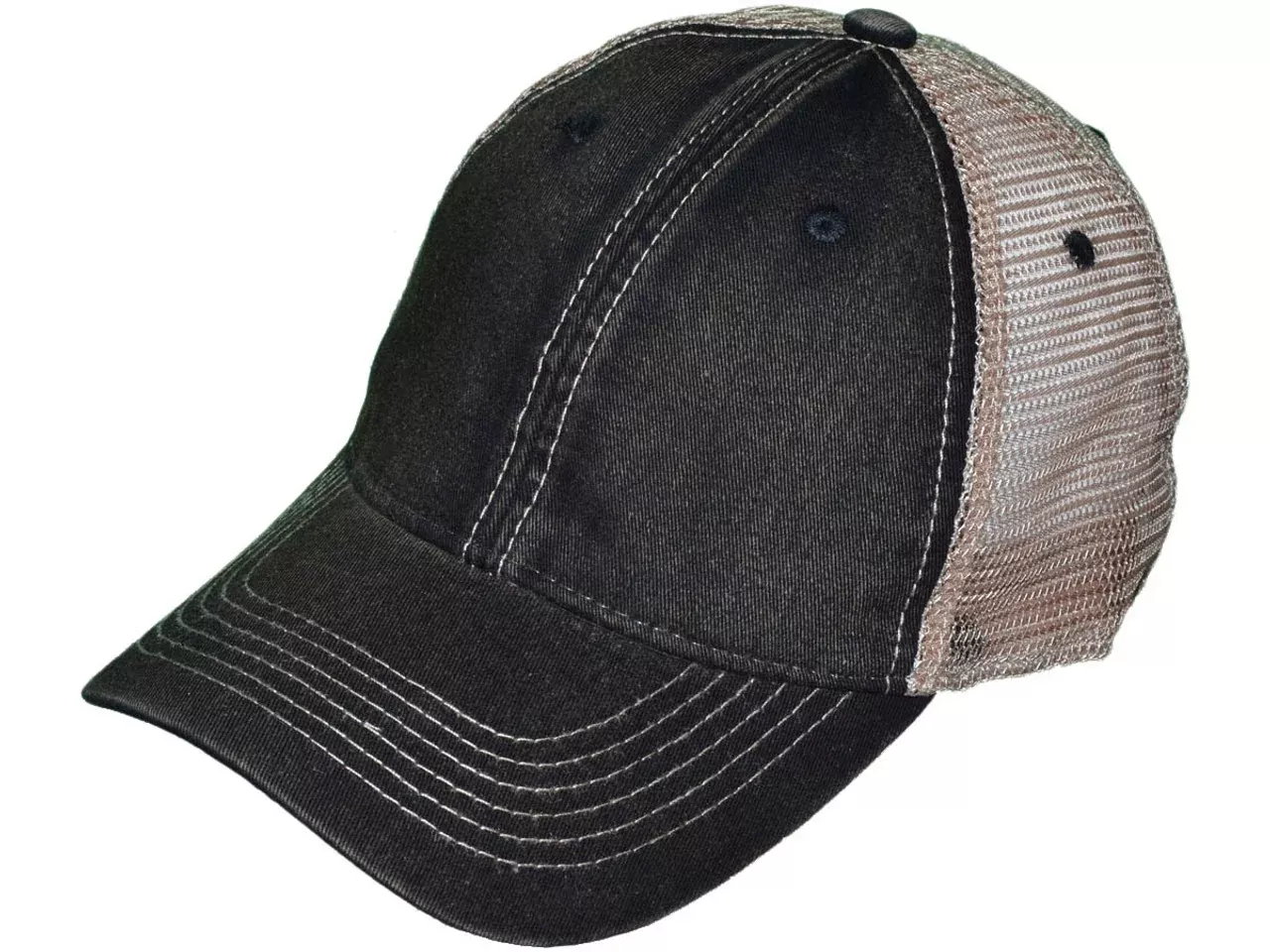 Unstructured Vintage Snapback Dirty Wash Trucker Hat