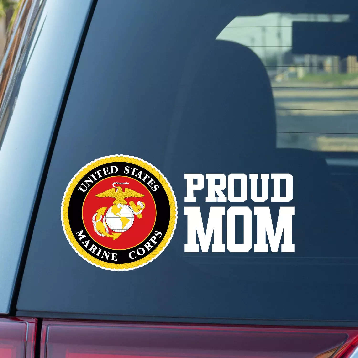 US Marine Corps Mom Vinyl Decal