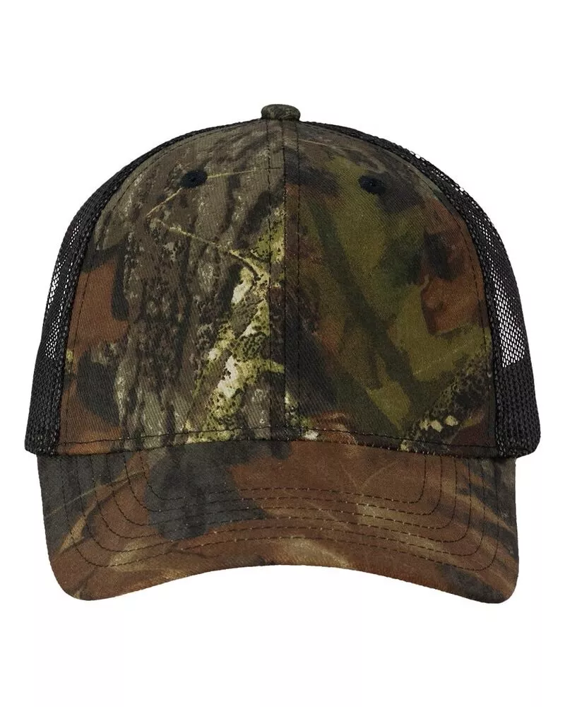 Valucap VC150M - Licensed Camo Mesh Cap - Advantage Classic/ Brown Mesh
