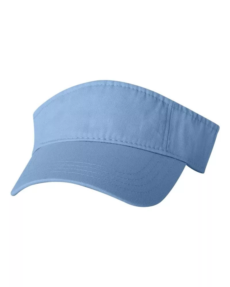 Valucap VC500 - Bio-Washed Visor - Baby Blue
