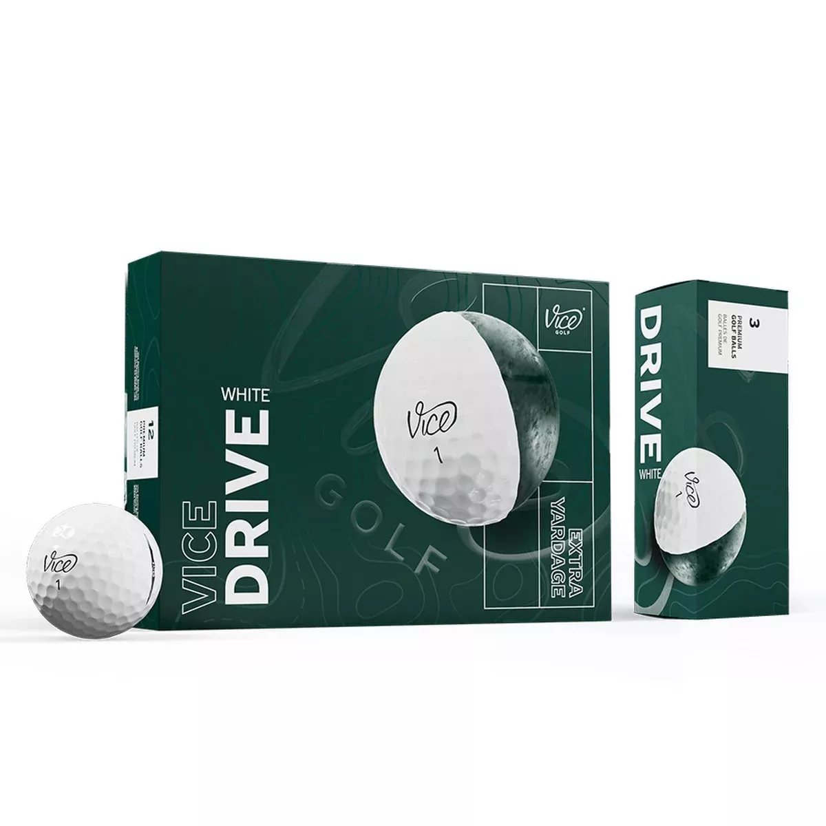 Vice - Drive Golf Ball White Box 12-Pack