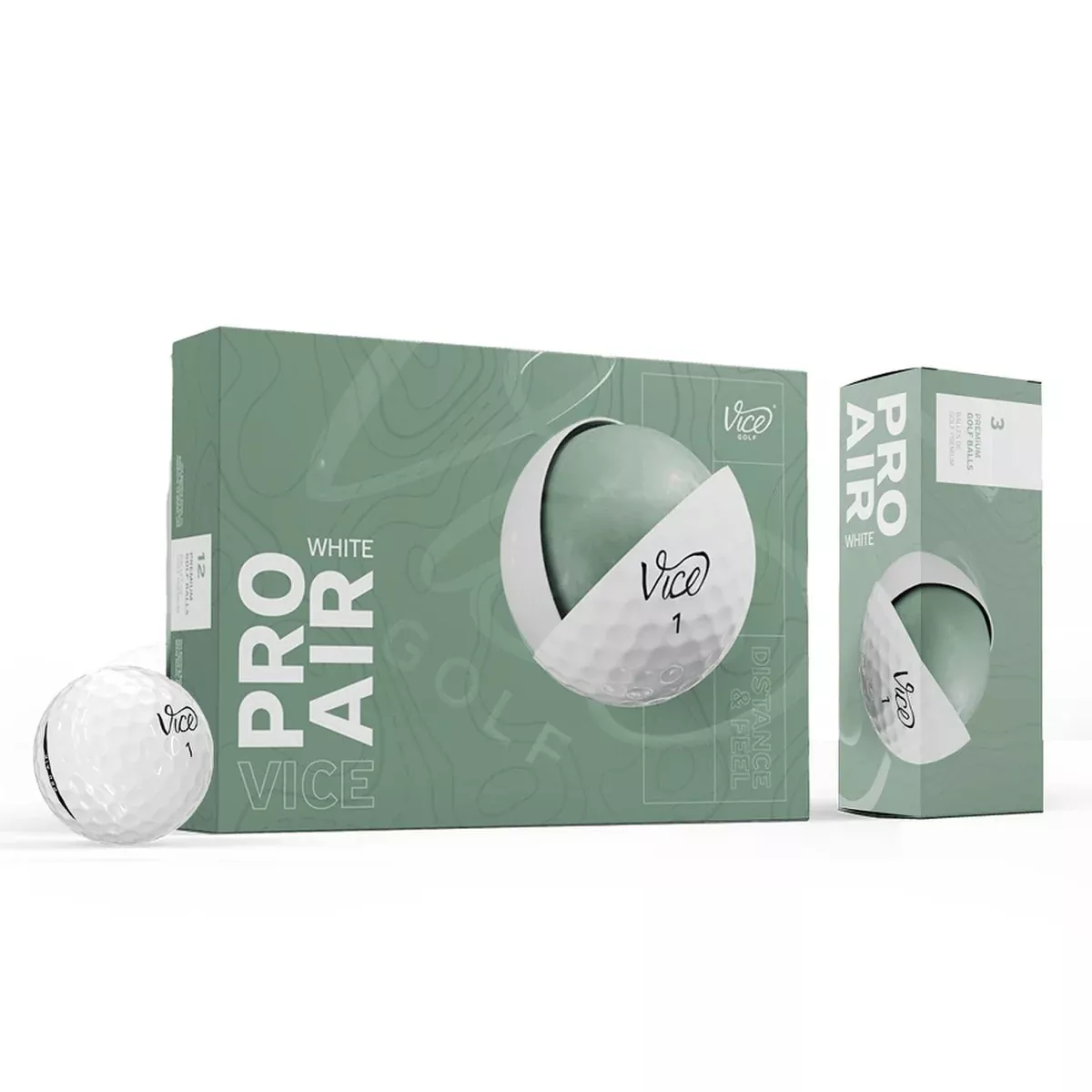 Vice - Pro Air Golf Ball White Box 12-Pack