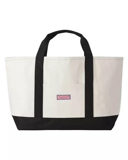 Vineyard Vines D000240 Captain Tote Bag With Custom Embroidery