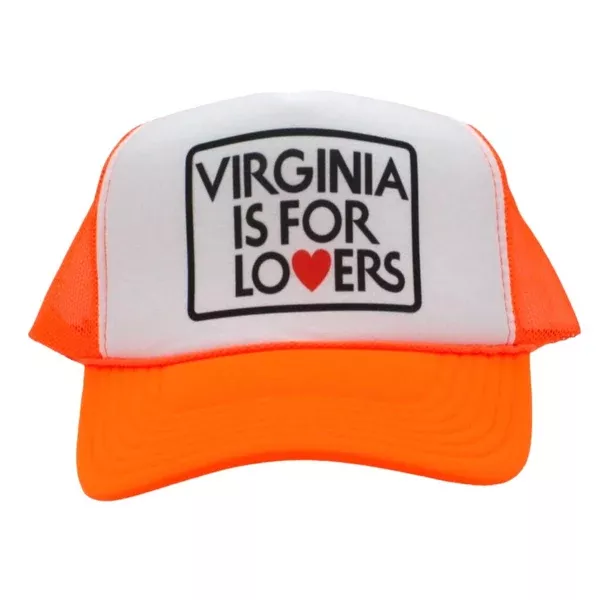 Virginia Is For Lovers Trucker Hat Vintage Mesh Hat Adjustable Cap