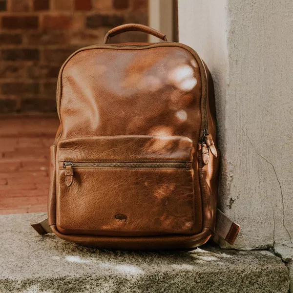 Walker Leather Backpack