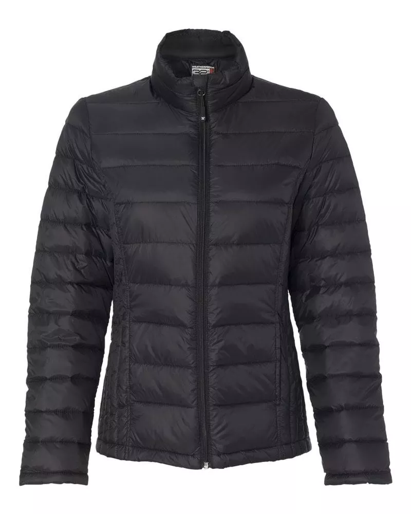 Weatherproof 15600W - Ladies' Packable Down Jacket - Black
