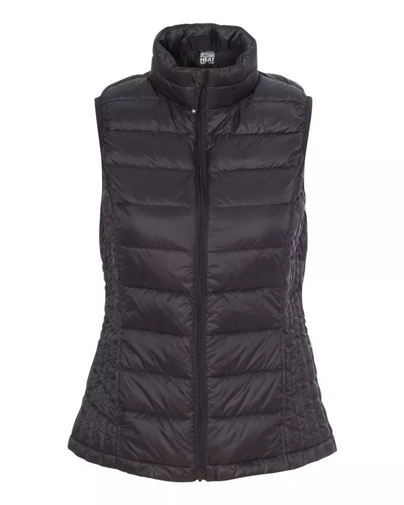 Weatherproof 16700W - Ladies' Packable Down Vest - Black