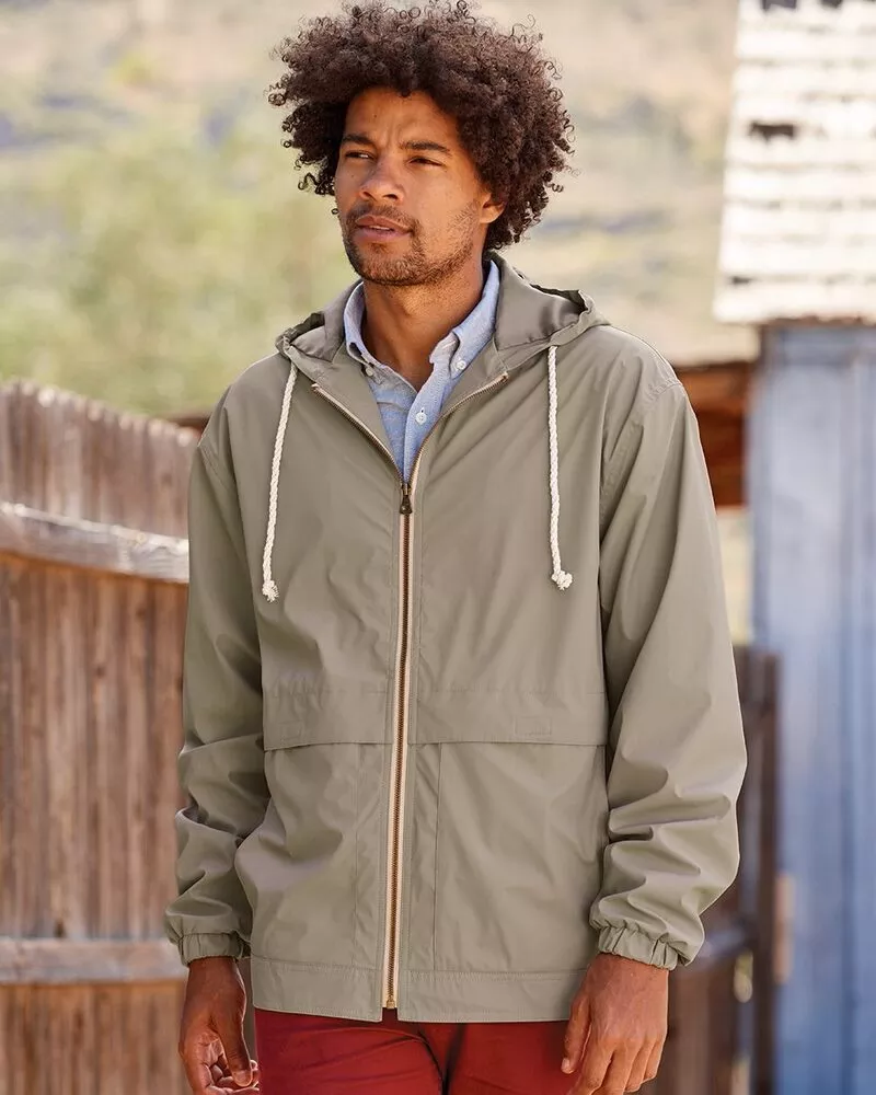 Weatherproof 193910 - Vintage Hooded Rain Jacket - Black