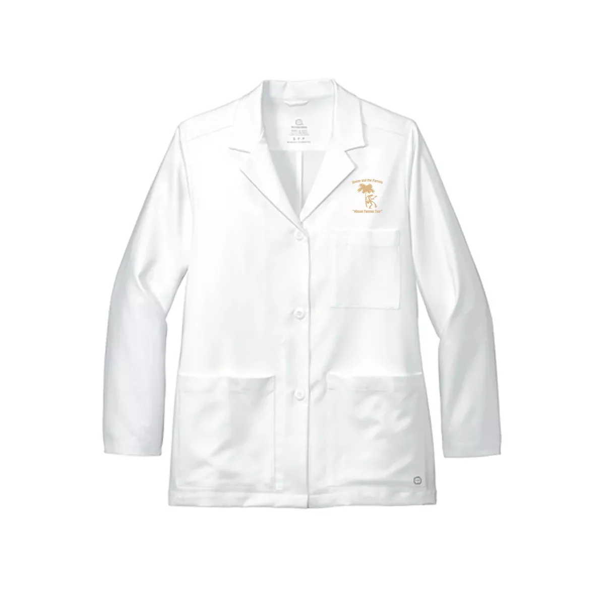 Wink Women’s Consultation Lab Coat, Screen Print