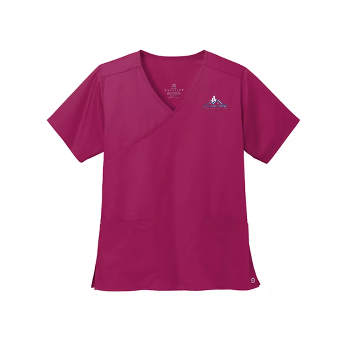 Wink Women’s WorkFlex™ Mock Wrap Top, Full Color