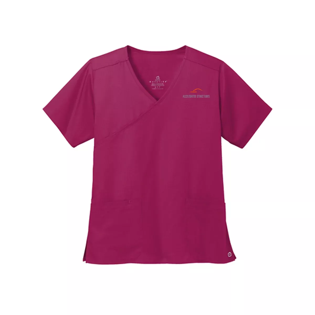 Wink Women’s WorkFlex™ Mock Wrap Top, Screen Print