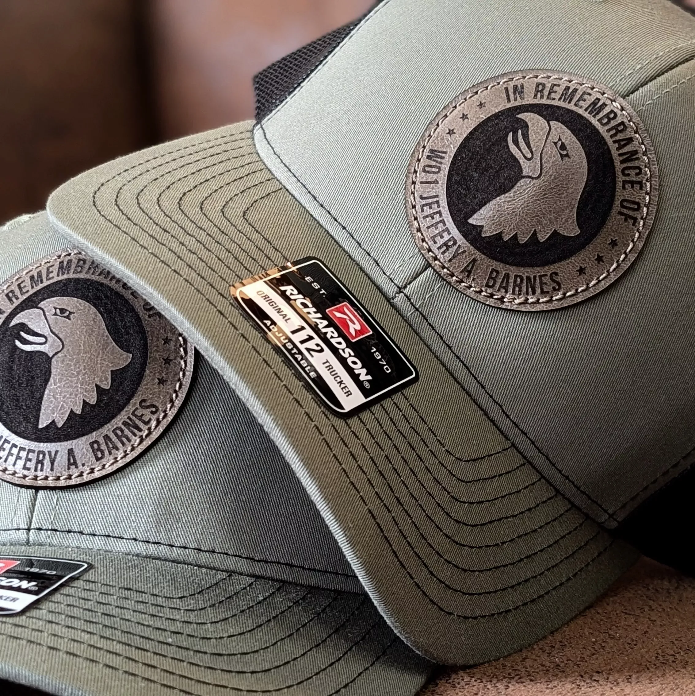 WO1 Barnes Remembrance Hat
