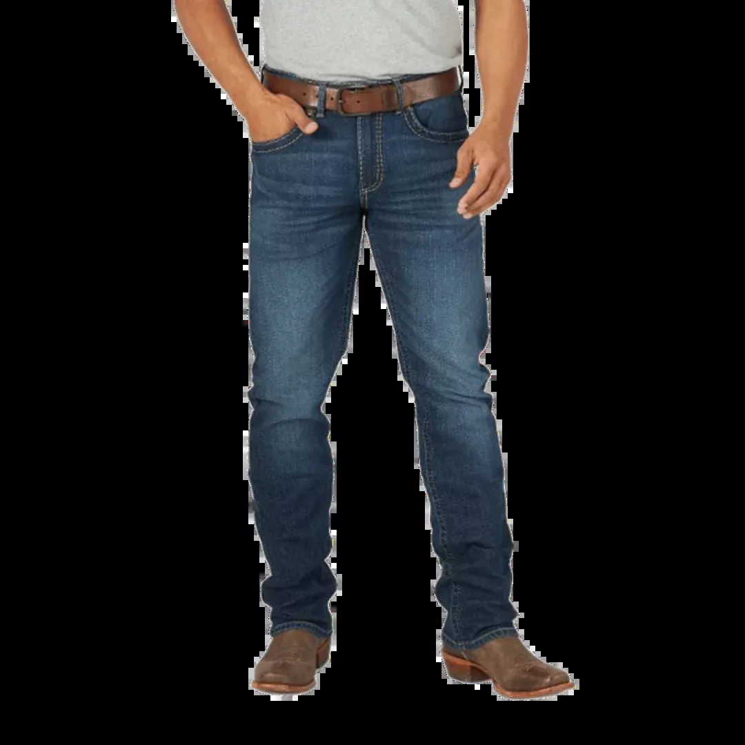Wrangler Men's Rock 47 Slim Blue Jeans