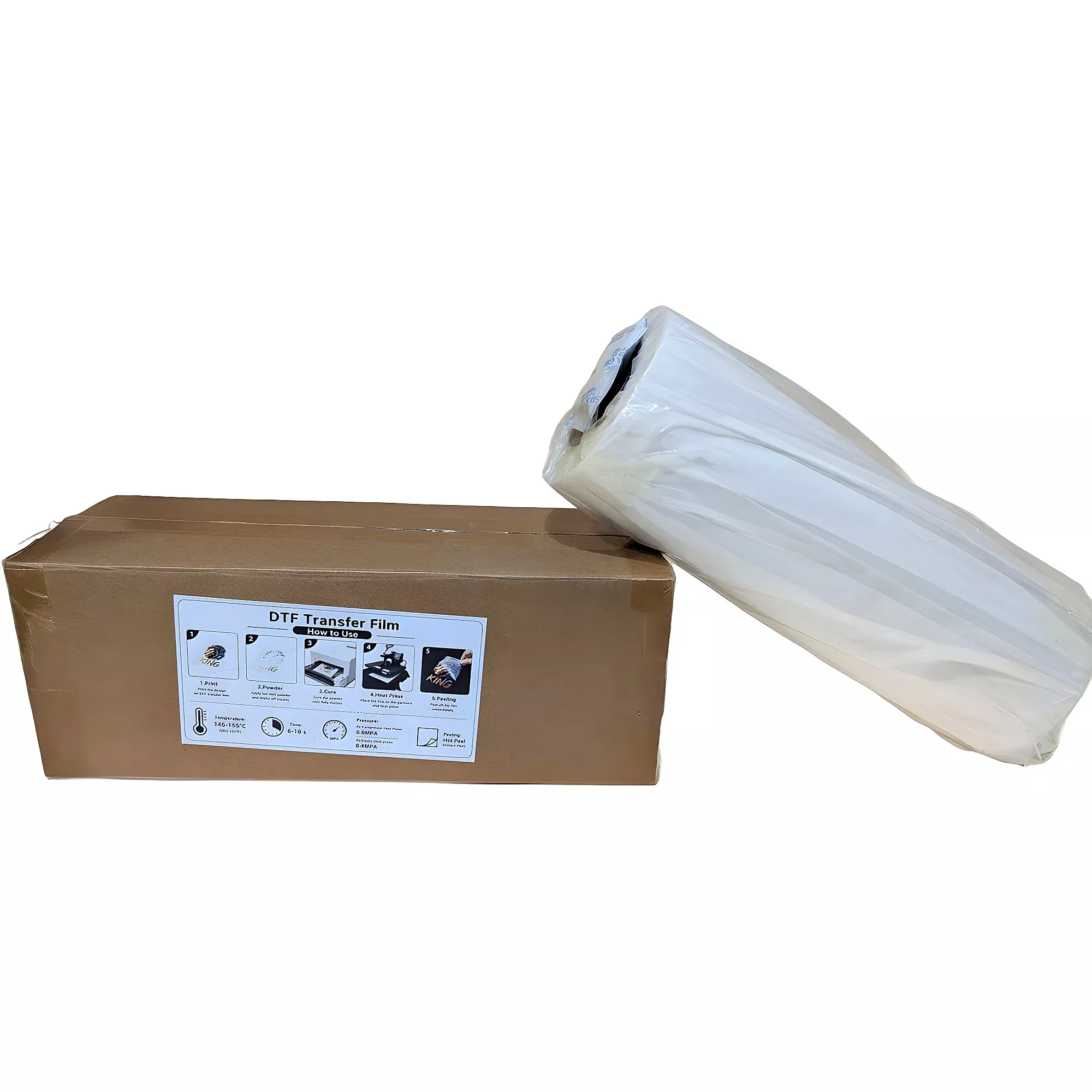 xTool DTF Transfer Film Roll — Double-Side Matte, 15.35" x 328ft (100m)