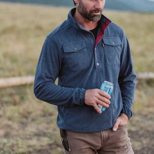Yosemite Waffle Fleece Pullover