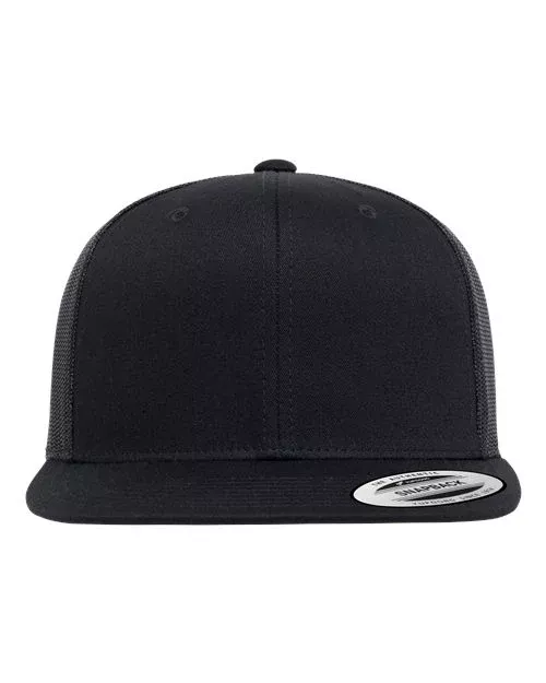 YP Classics 6609 Customizable Retro High Profile Trucker Cap