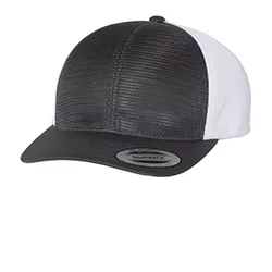 Yupoong 6360Unstructured, Mid-Profile, 6-Panel 360 Omnimesh Snapback Cap