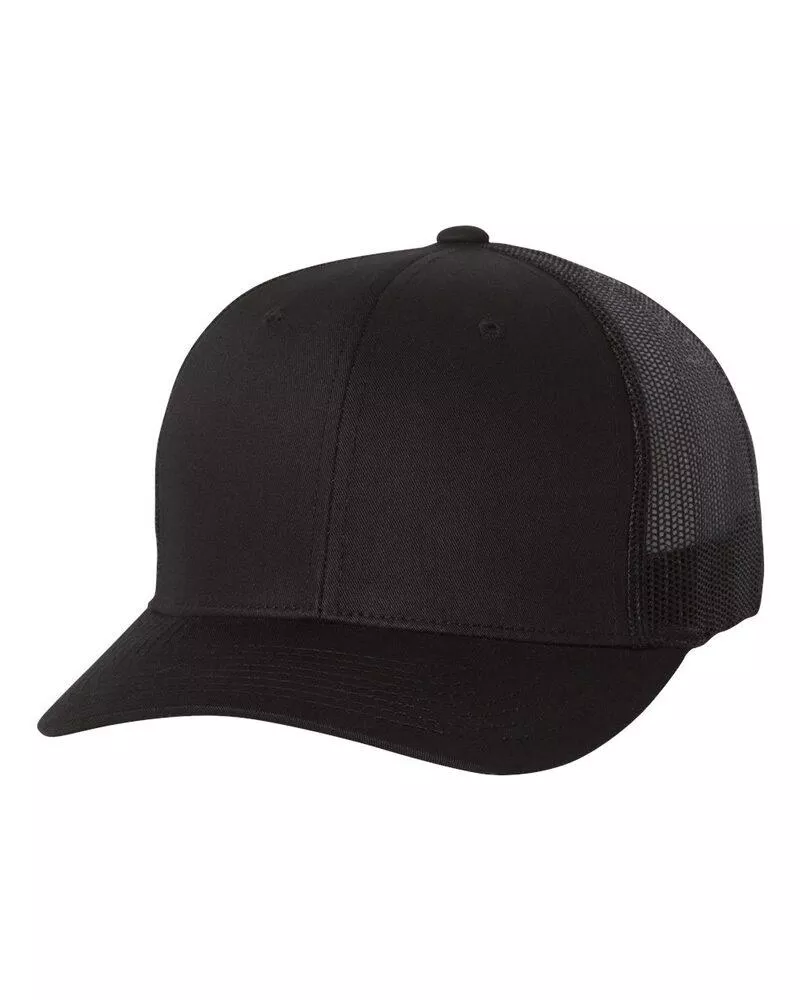 Yupoong 6606 - Retro Trucker - Black