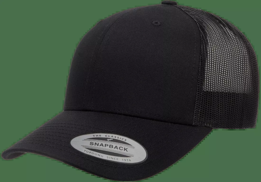 Yupoong 6606 Retro Trucker Hat Baseball Cap with Mesh Back - YP Classics