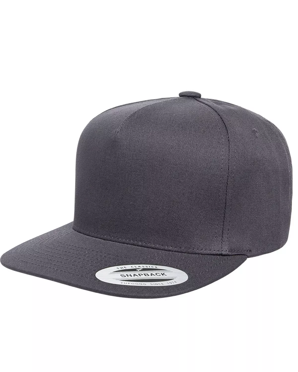 Yupoong Y6007 Adult 5-Panel Cotton Twill Snapback Cap