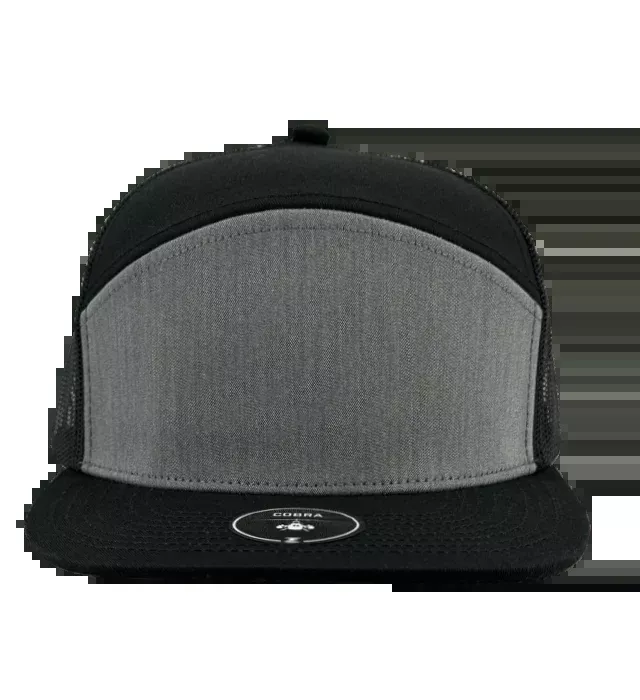 Zapped Headwear Cobra Flat Bill Cap Trucker Mesh Back